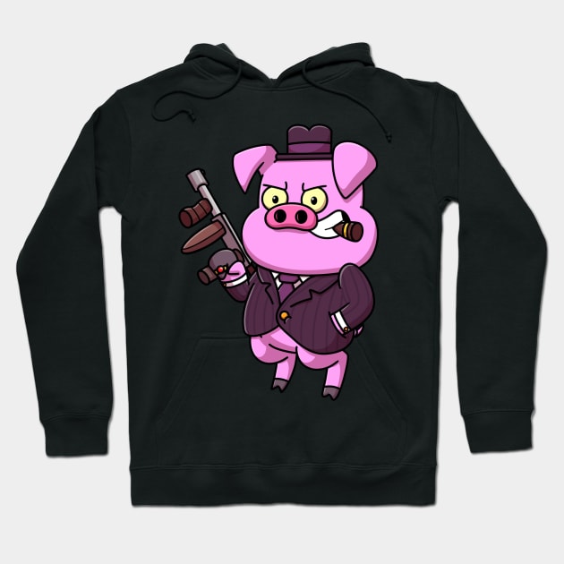 Pig Mob Hoodie by TheMaskedTooner